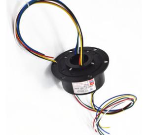 China Big Flange Hollow Shaft Slip Ring IP54 0-100rpm Rotation Cement Machinery Applied wholesale