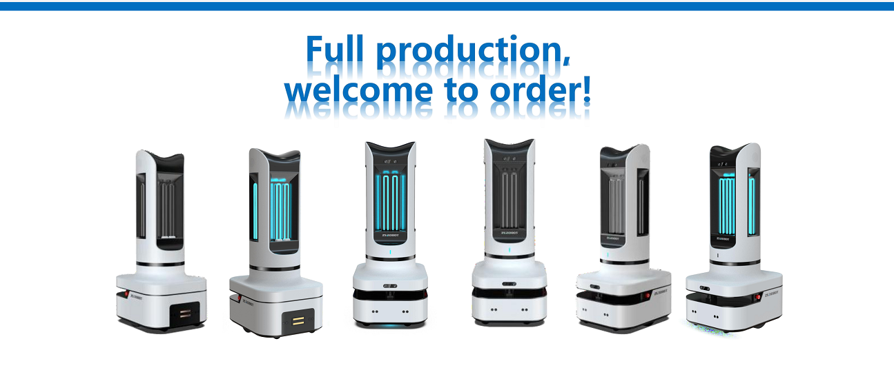 200W Polyurethane Ultraviolet Medical Robotics Usb Disinfection Robot 250r/Min