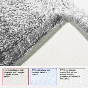 China 100% Polyester 100*120cm Luxury Bathroom Mat Sets Modern Style wholesale