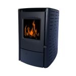 Indoor Hot Air 92 % Efficiency Wood Pellet Stove For 100m2 Room Heating