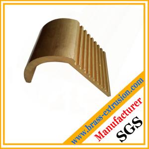 China brass extrusion profile section with teeth wholesale