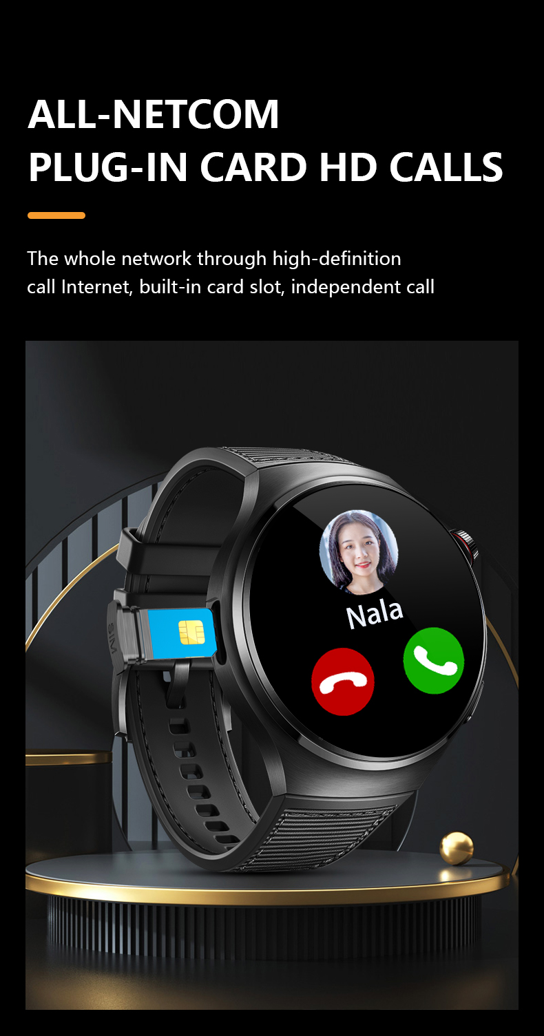 B14 4G Smart Watch 1.62 Inch OLED Screen IP67 Waterproof