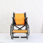 Steel Medical Transport Wheelchair Folding Basic Manual Wheelchair For Patient