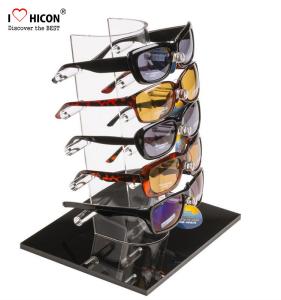 China Tabletop Acrylic Eyewear Display Rack For Brand Shop 5 Pairs Sunglasses Promotion wholesale