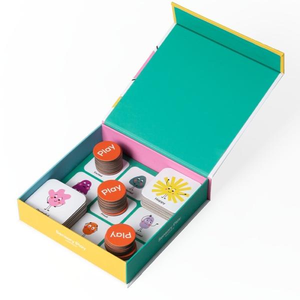 Magnetic Closure 1200g Cardboard Gift Packaging Boxes For Children's Educational