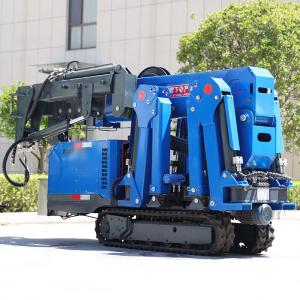 China Commercial Blue Small Crawler Spider Crane 8000KG Easy Operation wholesale