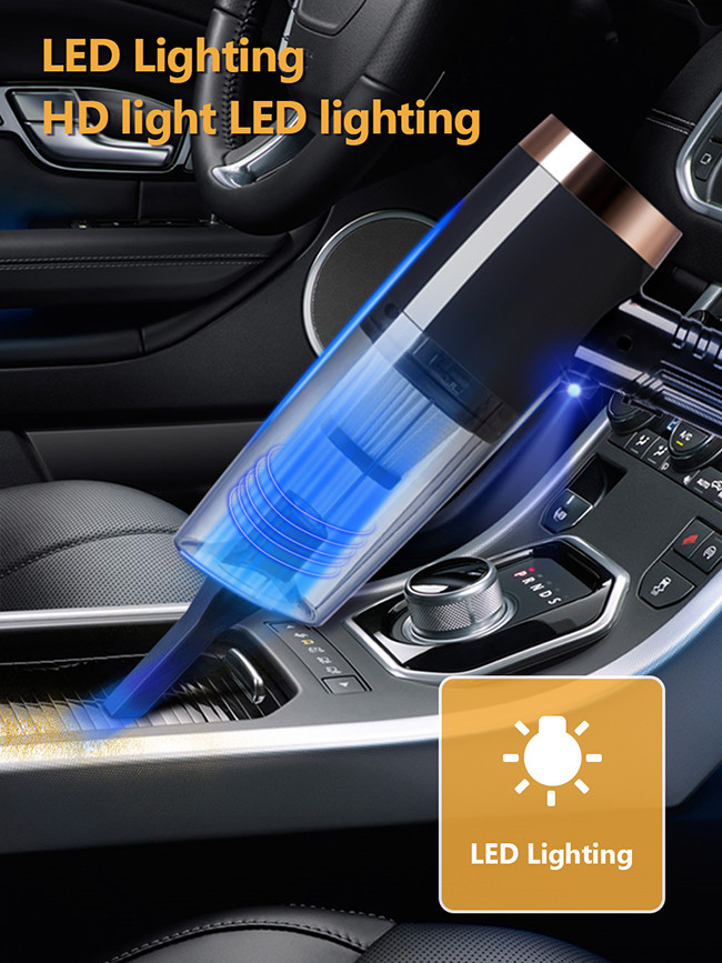120W Rechargeable Wireless Handheld Car Vacuum Cleaner Mini Cyclone Strong Suction