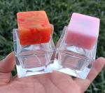 In Stock Free Sample Luxury 50ml 100ml Square Glass Perfume Spray Bottle