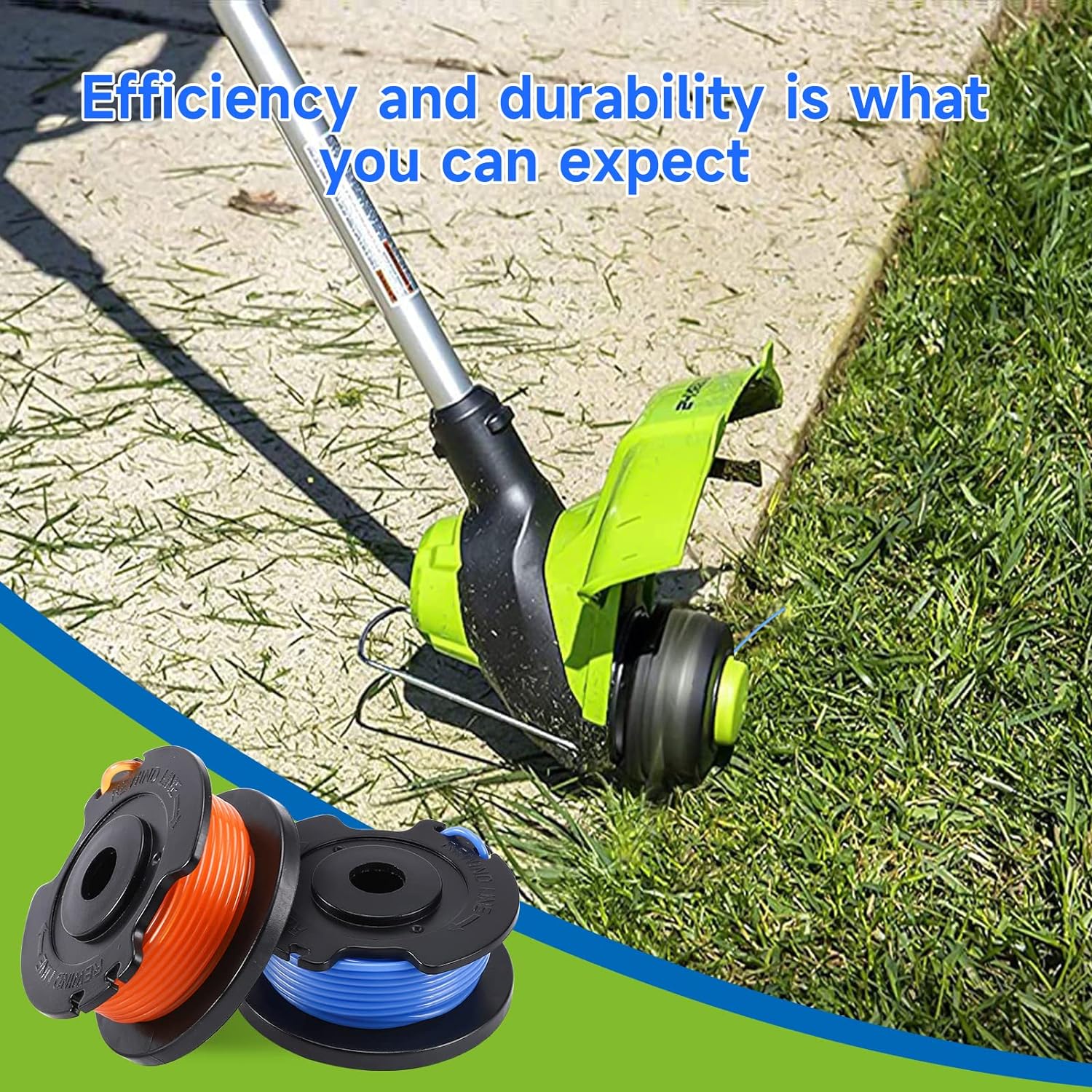 065 "x 16ft Grass Weeder Commercial Grade Trimmer Line Fits Most Cord Trimmers