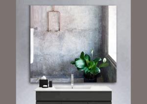 China Fashion Silver Framed Bathroom Mirrors Thickness 3~6mm For Interior Decorative wholesale