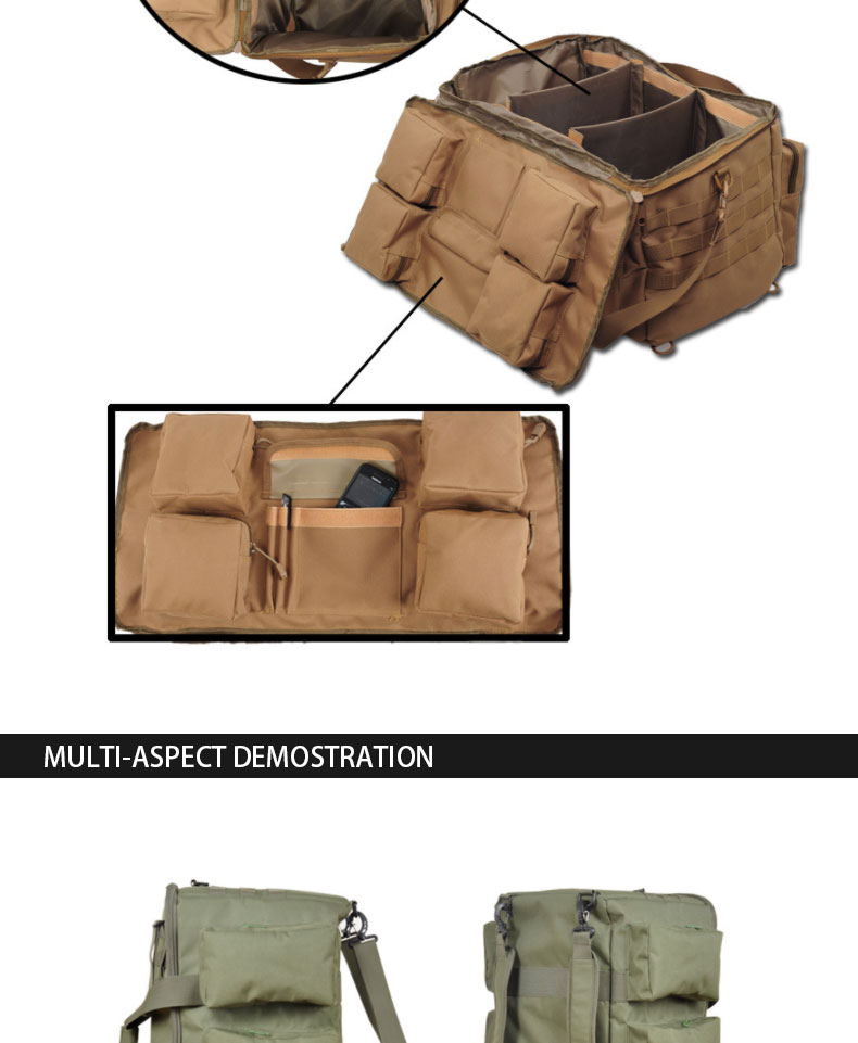 Outdoor Waterproof Oxford Backpack for Camping Fishing and Picnic Multi-purpose Design
