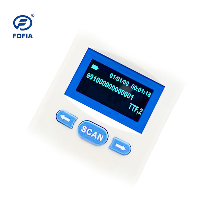 Mini ICAR Certified Pet Rfid Reader Animal Microchip Reading 134.2khz LF