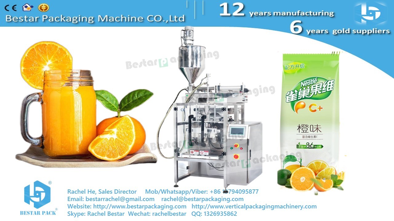 Coconut water 1.5KG pouch automatic packaging machine BSTV-650P
