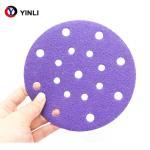 150mm 40 Grit Zirconia Sanding Disc 6 Inch Adhesive Sanding Discs Abrasive
