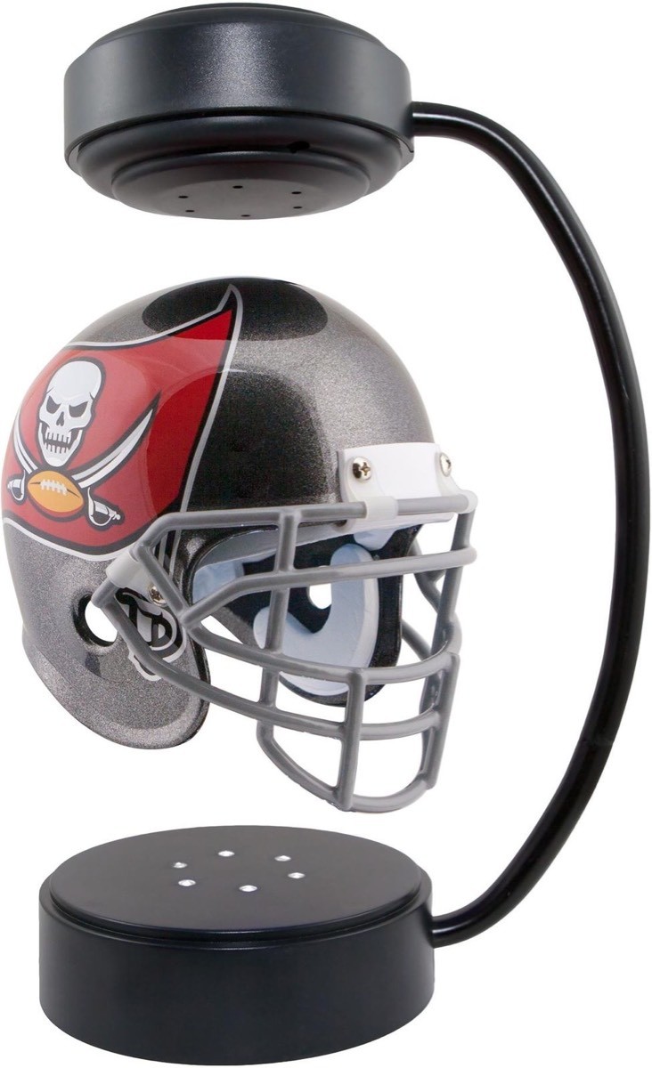 new factory sale many style magnetic levitation football helmet hover helmet display stands