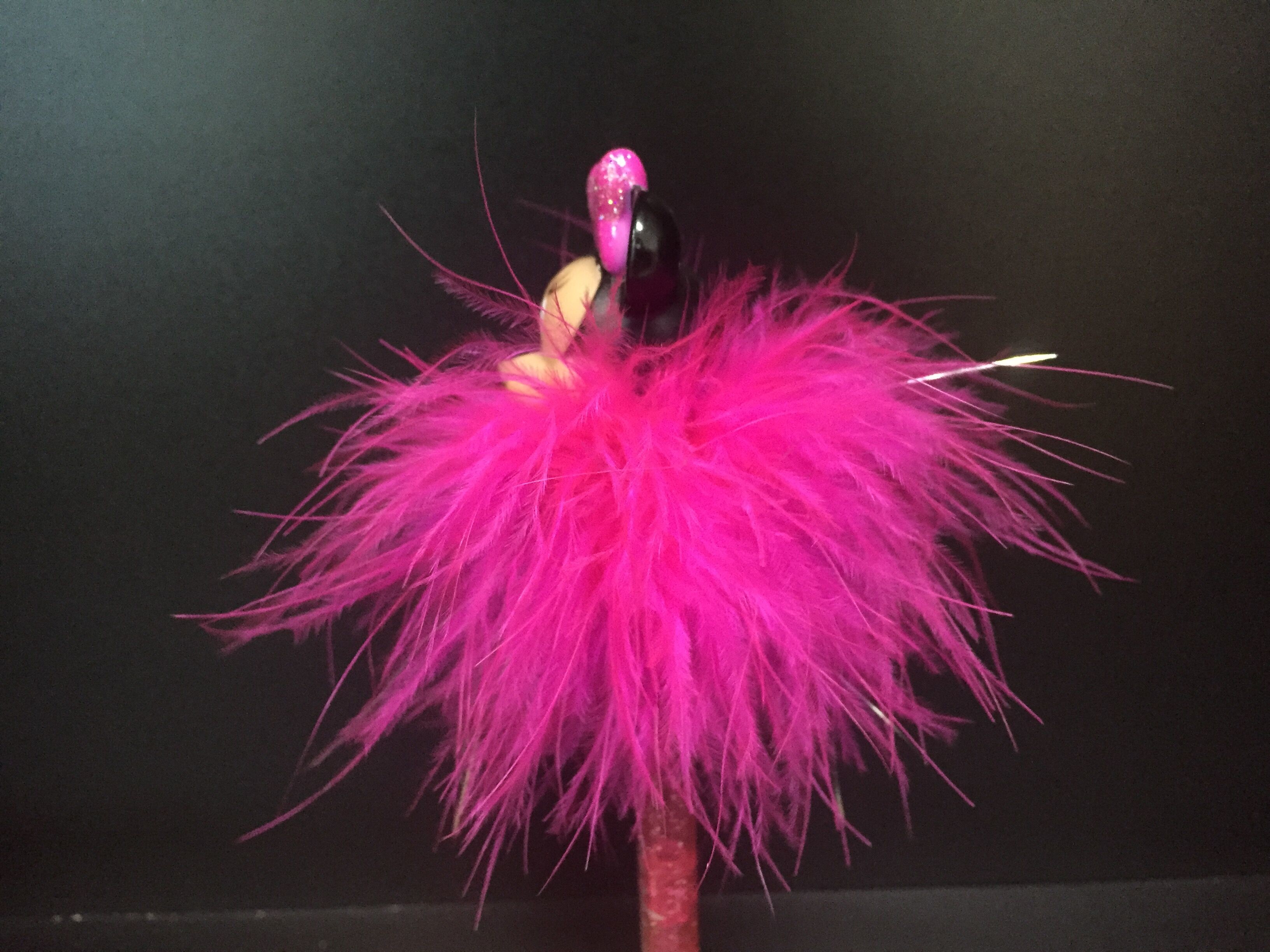Pink Vinyl Disenyland Ballpen Plastic Daily Product with figure Minnie head for student made of PVC and ABS