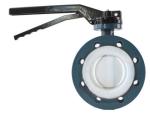 EN593 Hydraulic Ubber Seated Cast Iron Butterfly Valves