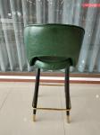 Luxury 150kg Bearing Capacity 105cm Wrought Iron Bar Chair