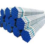 Cold Rolled Galvanized Steel Round Pipe 20 g/m2 - 275 g/m2 Custom Steel Tubing