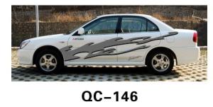 China Environment-friendly PVC Customized size Car Body Sticker QC-146G wholesale