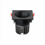 90Ra Black Trim Led Recessed Lighting , 85mm Cutout Led Downlights