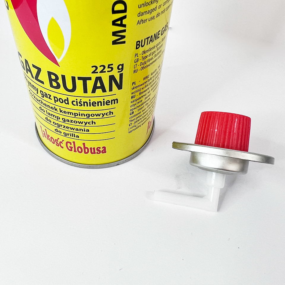 Durable Anti Leakage 1 Inch Portable Gas Can Valve With Red Caps