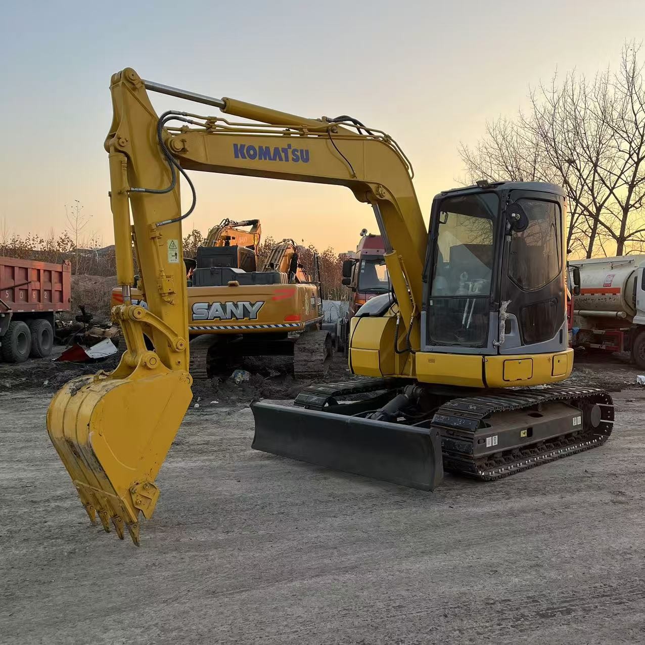 2022 Year Komatsu PC78US Used Excavators 7.8 Ton Second Hand Digger