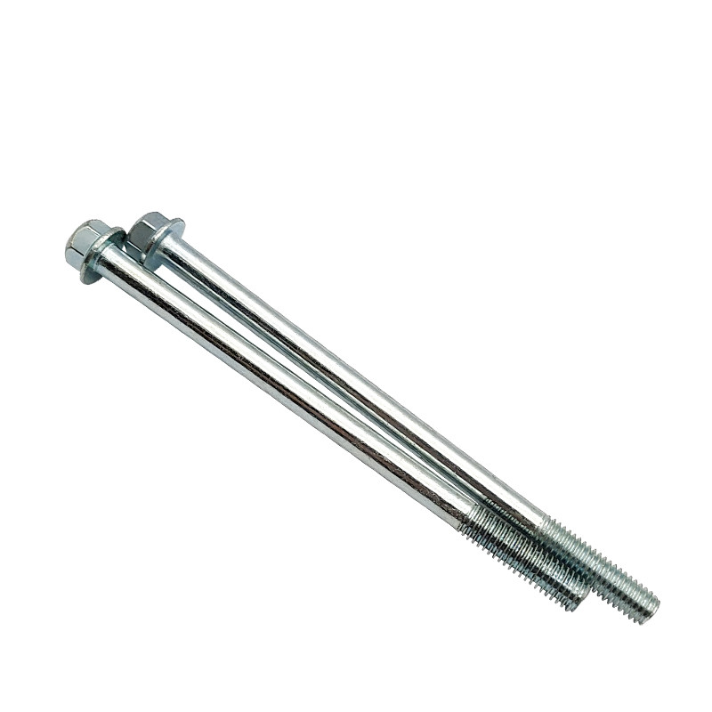 M6*200mm 12.9 grade high-strength iron material nickel-plated Long Screw For Motor Inner Hexagonal Long Screws