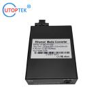 10/100/1000Mbps SM dual SC 20km Fiber media converter 1310nm with DC5V power