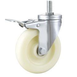 China Screw thread braking caster wheels wholesale