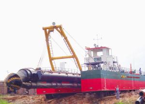 China Underwater Cutting Suction Dredger 3700m³ / H 1500m Discharge Distance wholesale