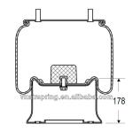 Durable Firestone W01-358-8093 Air Suspension Bag For USA Trailer Branding