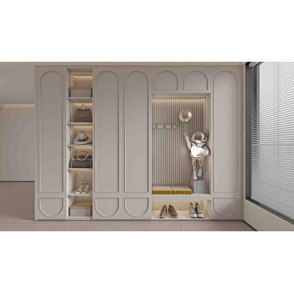 Turnkey Whole House Customization Light French Style Modular Kitchen Cabinet Systems