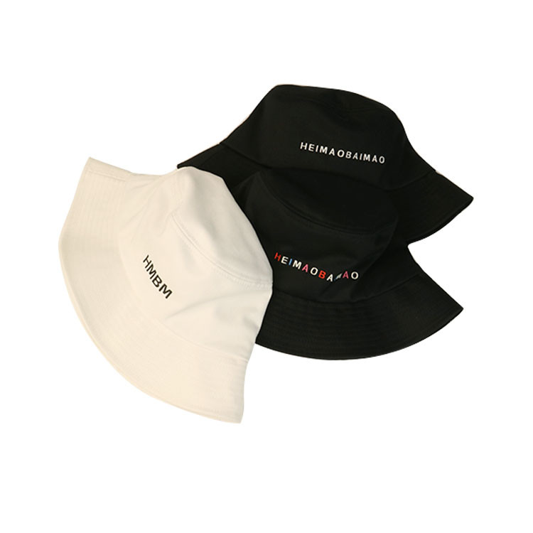Upf 50+ Wide Brim Breathable Mesh Bucket Hat Polyester / Cotton Material