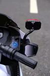 Three-Wheel Electric Off-Road Ride Motorcycle for Children in Red/White/Silver