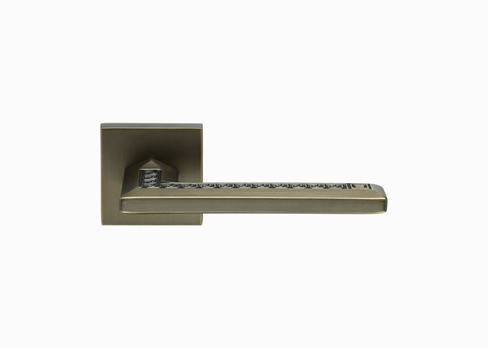 Chinoiserie Classic Door Handles Multi Colors Wood Door Lock Set For Bathroom