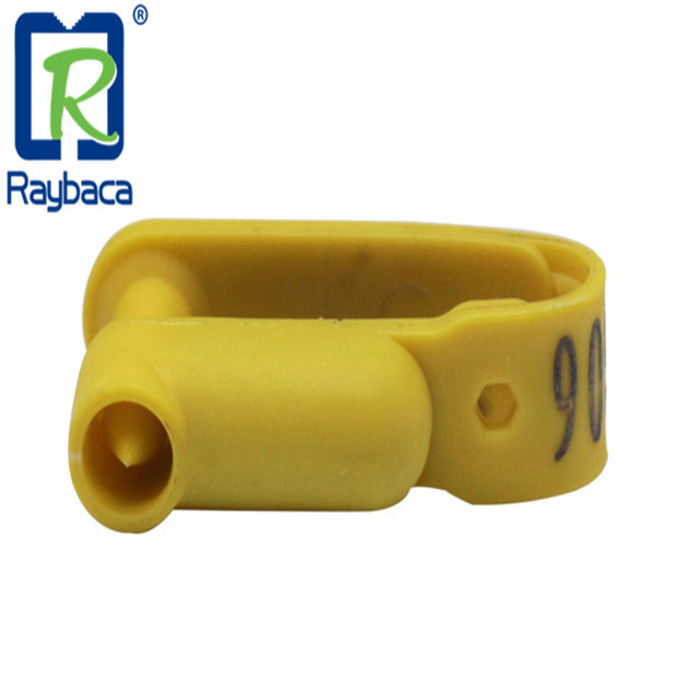 Visual Custom Livestock Ear Tags 134.2KHZ / 125KHZ Frequency TPU Material