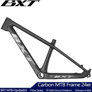 China Kids Sports MTB Bicycle Frame Full Carbon Fiber 24er Mountain Bike Frames wholesale