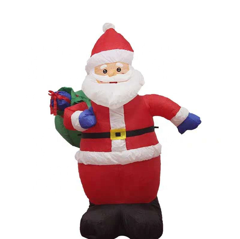 Christmas customized size inflatable mascot costume customized inflatable Christmas mascot