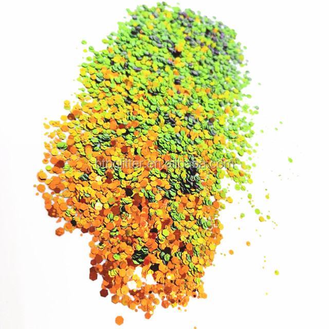 1kg Mixed Chunky Color Shifting Glitter Chameleon Polyester Craft Glitter Powder in Vibrant Colors for Crafts and DIY