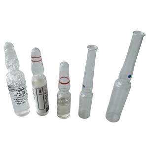 China Water Injection Packaging Suit 1ml 2ml 3ml Glass Bottle Ampoule Tray Label Customization wholesale