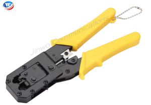 China Yellow Black 2 In 1 Network Crimping Tool Stainless Steel wholesale