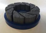 10 Inch OD Glued Abrasive Nylox Disc Brush Rectangular Filament
