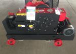 Round Rebar Cutting Machine , 28t/Min Cut To Length Deformed Steel Bar Cutter