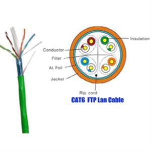 China 24AWG Cat5e Cat6 Ethernet Cable 4 Pairs Bare Copper Conduction Firepfoof PE Jacket wholesale