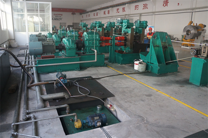 Tandem Cold Rolling Mill Line Machine For Flat Steel Bar 4 X 35mm