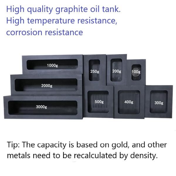 Customized Graphite Mold for Precious Metal Casting Silver Gold and Copper Ingot Mold