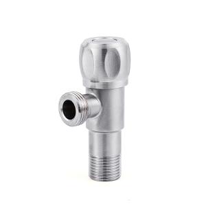 China Brushed Faucet Angle Valve For Toilets Ice Maker 1/2&quot;X3/4&quot; wholesale