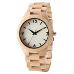 All Maple Wooden Quartz Watch Mineral Glass Most Accurate Man Fashion Clock