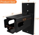 Hitch Wall Mount for Bike Rack Cargo Carrier Garage Wall Organizer Trailer Hitch